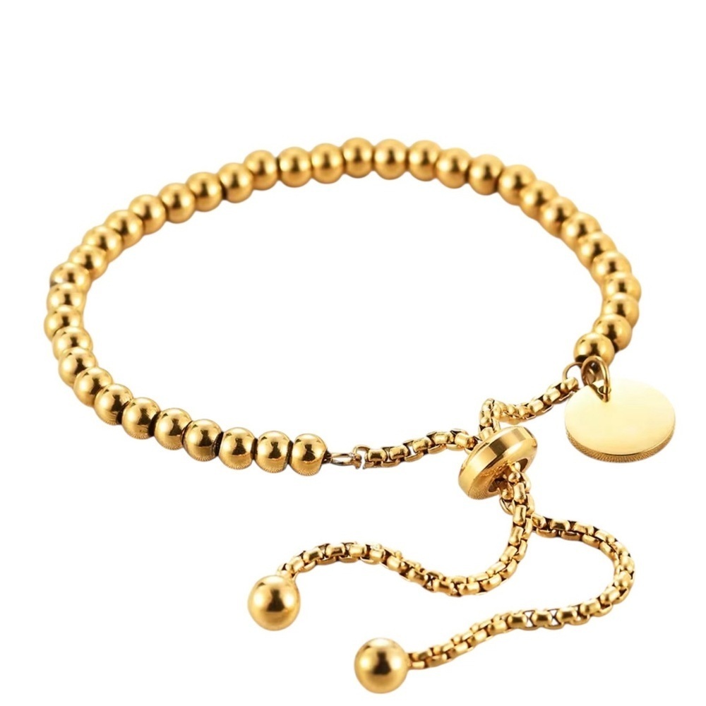 NWT Trending Gold Beaded Bracelet